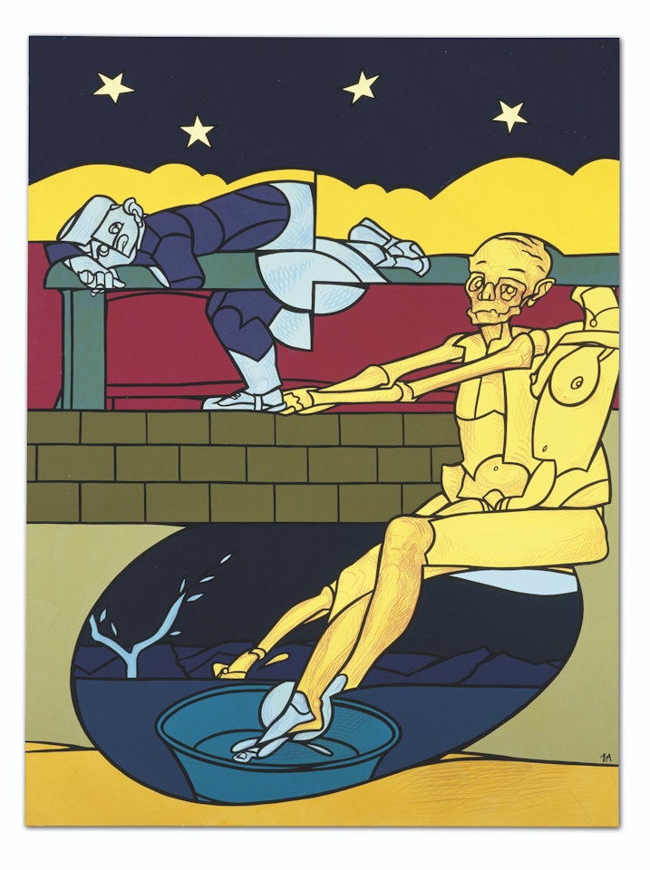 Blu Notte (Vanitas) by Valerio Adami