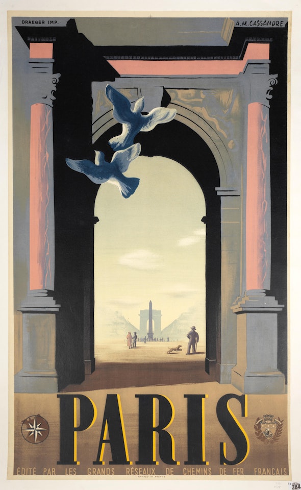 PARIS by Cassandre (Adolphe Jean-Marie Mouron)