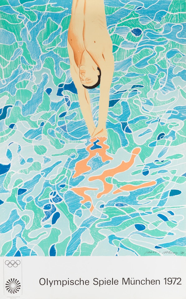 Olympische Spiele München 1972 by David Hockney