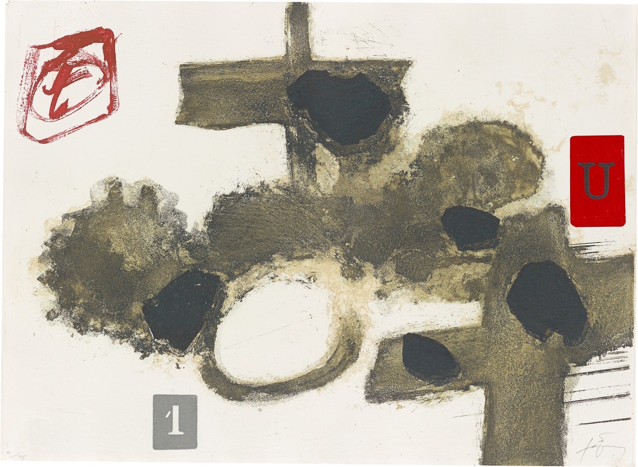 „Cremades“ by Antoni Tapies