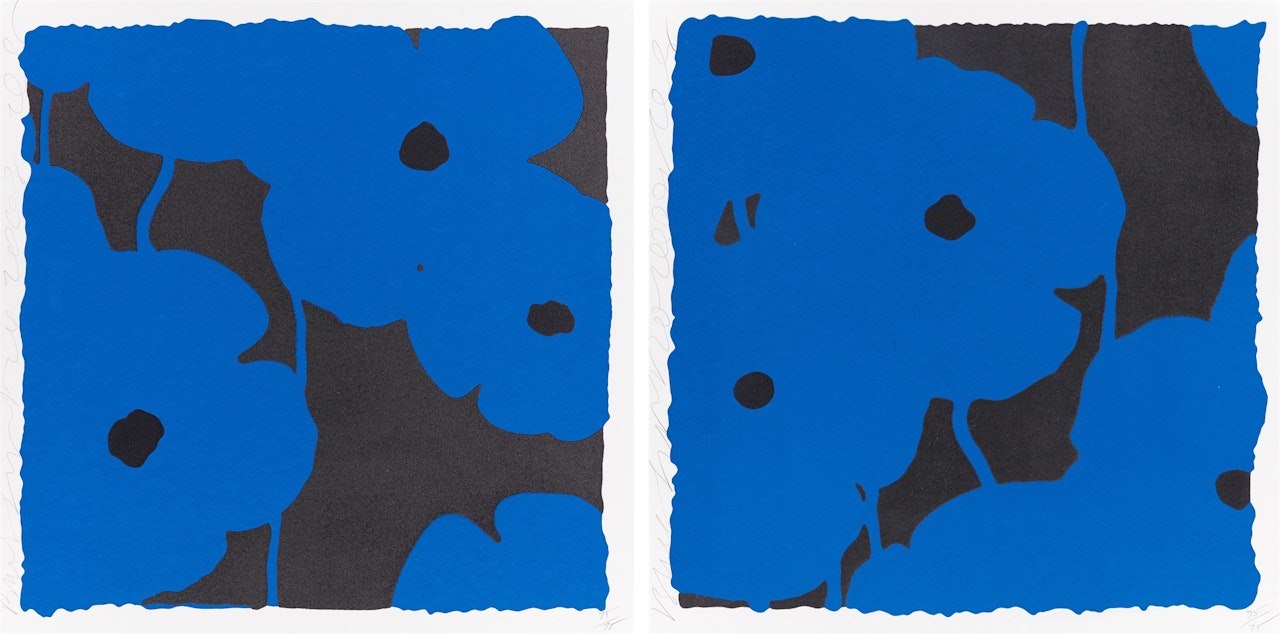 „Blues“ by Donald Sultan