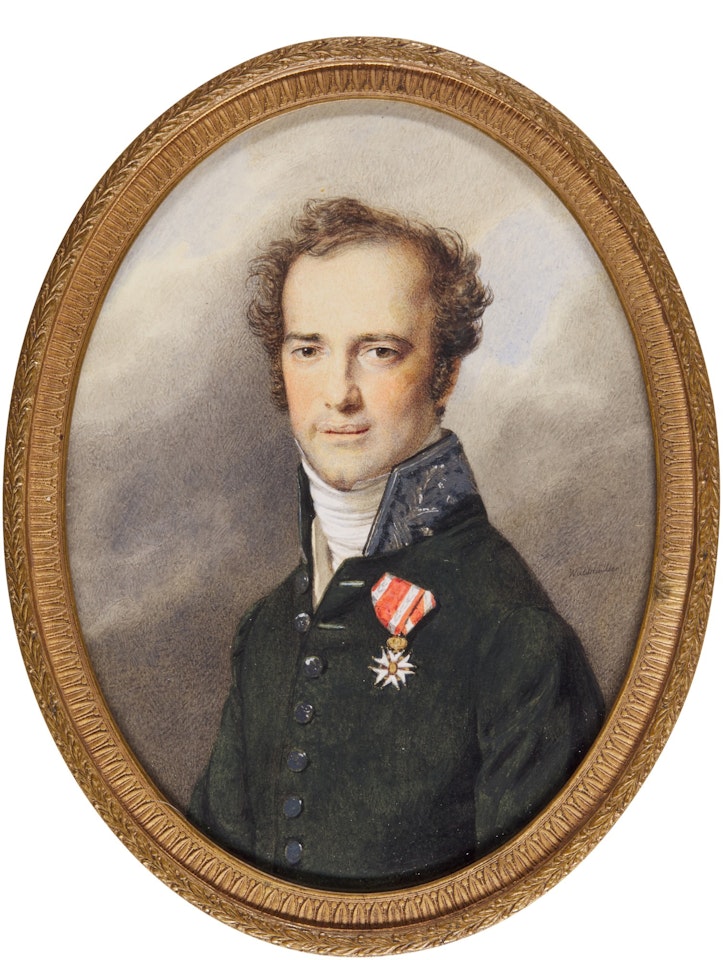 Portrait of Count Erwin Franz Ludwig Berhard Ernst von Neipperg (1813-1897), circa 1825 by Ferdinand Georg Waldmüller