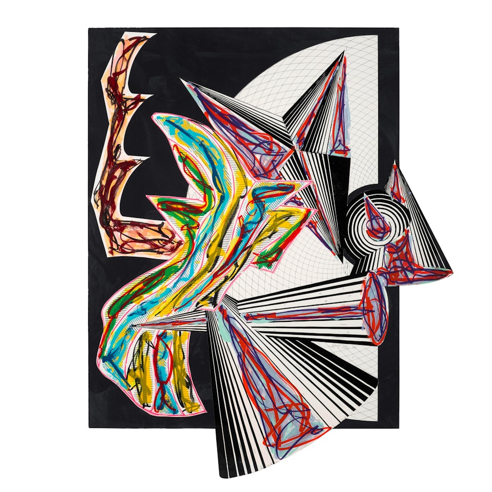 Then Came Death and Took the Butcher, from Illustrations after El Lissitzky's Had Gadya by Frank Stella