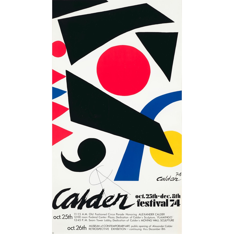 Museum of Contemporary Art Chicago (Poster) by Alexander Calder