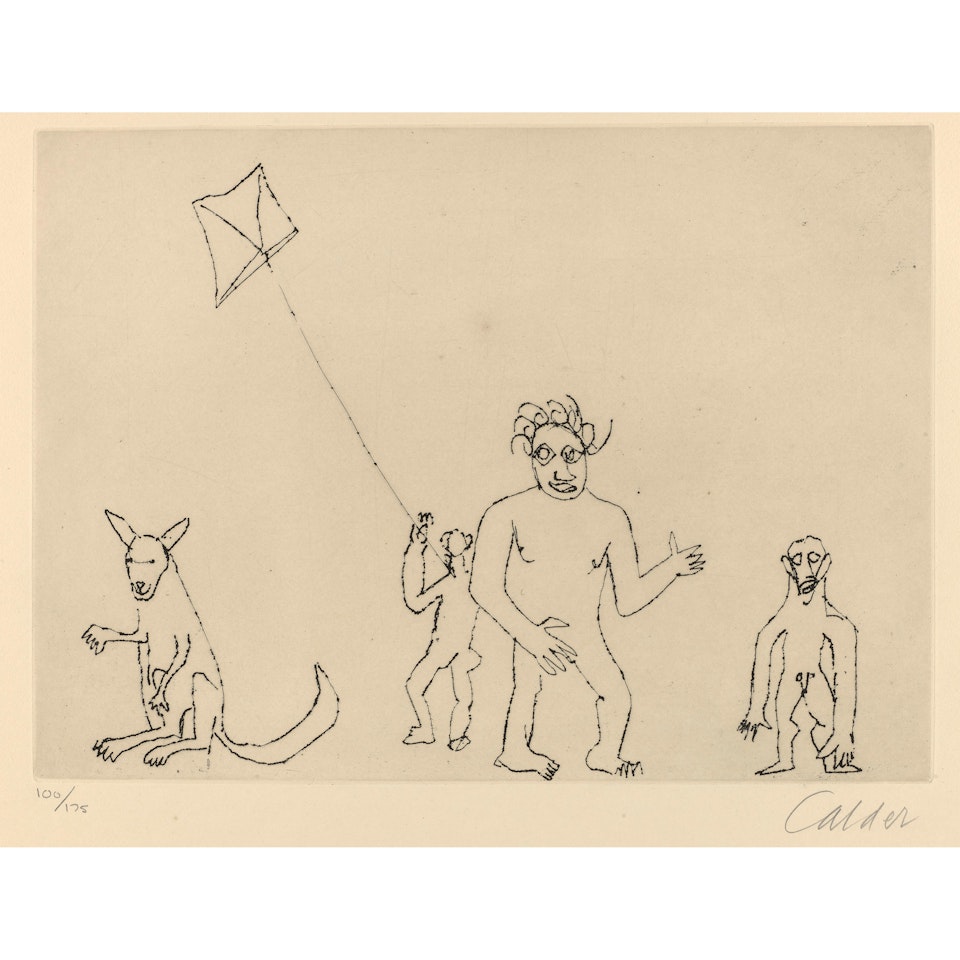 Untitled (Santa Claus III) by Alexander Calder