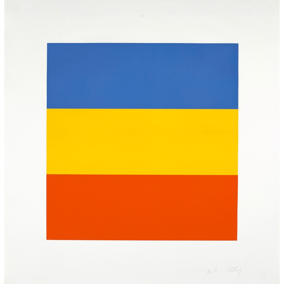 Blue, Yellow, Red by Ellsworth Kelly