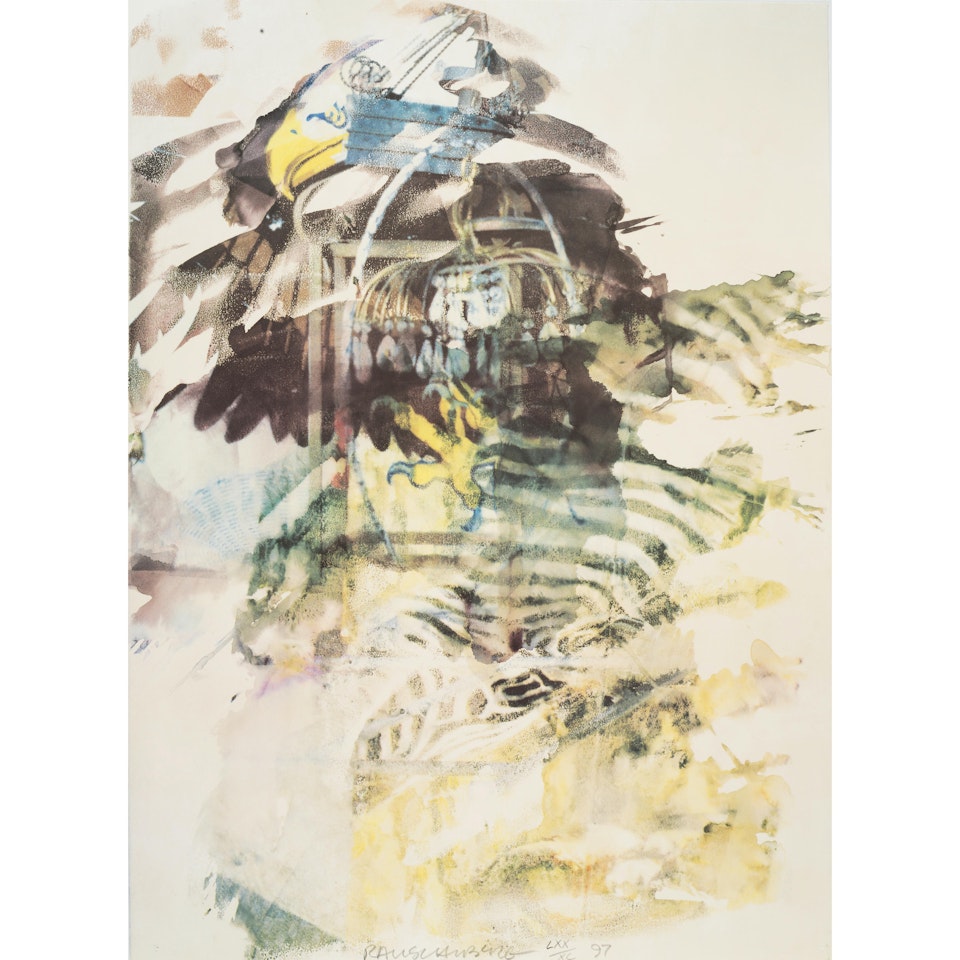Caucus, from the Leo Castelli 90th Birthday Portfolio by Robert Rauschenberg