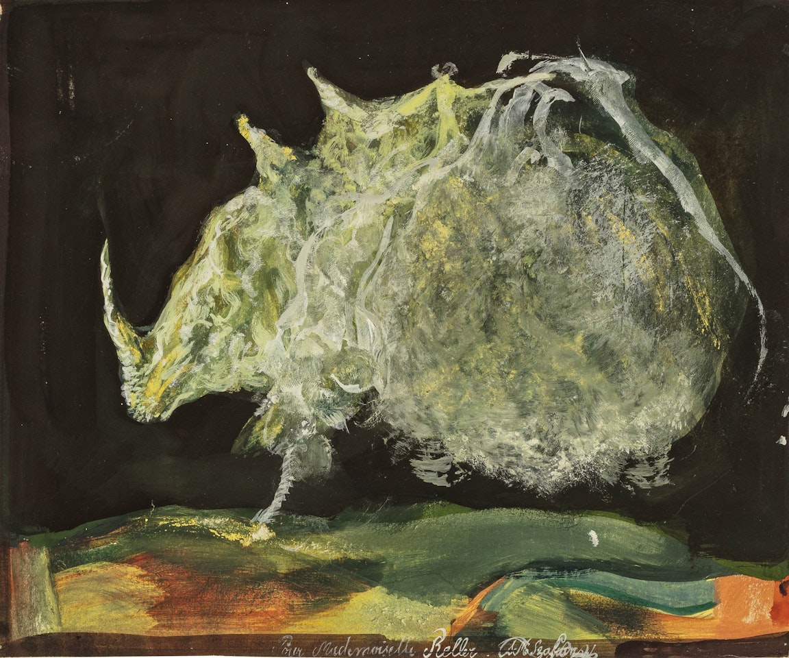 Sans titre (Rhinocéros) by Sam Szafran