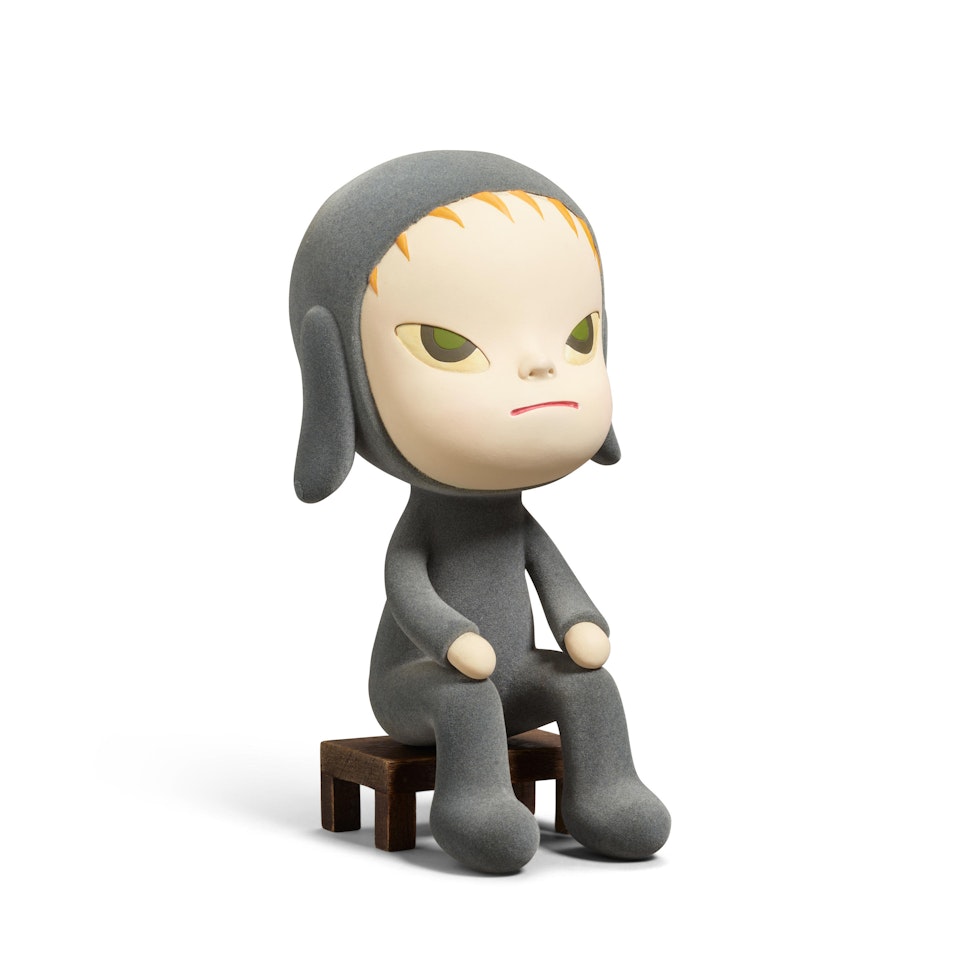 Sleepless Night (Sitting) by Yoshitomo Nara