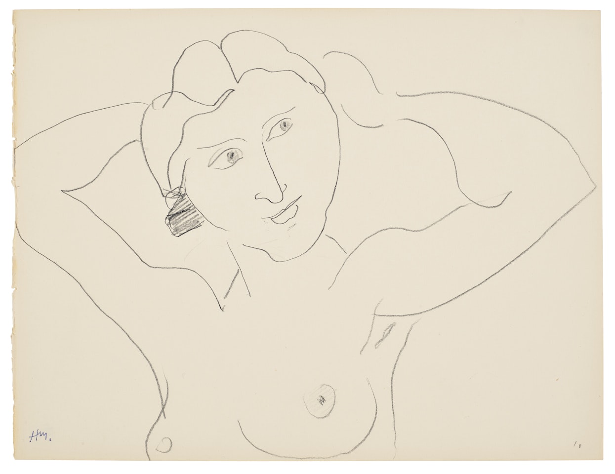 Nu, bras levés (Lydia) by Henri Matisse