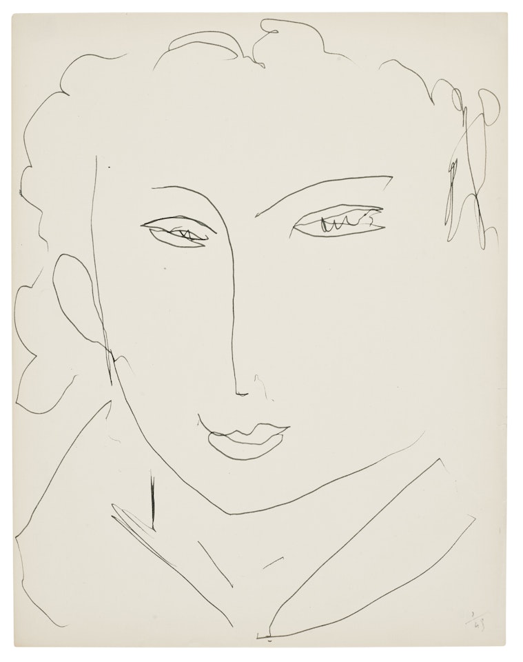 Visage de femme (Lydia) by Henri Matisse