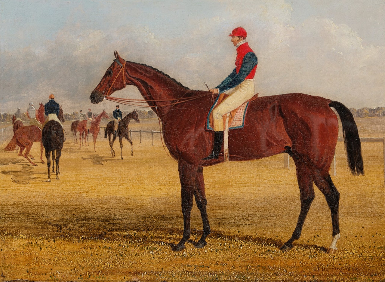 Don John Winner of the St. Leger , with William Scott Up by John Frederick Herring