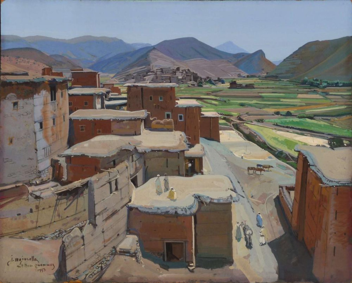 Le Village, Aït Bou Guemmez (Anti-Atlas) by Jacques Majorelle