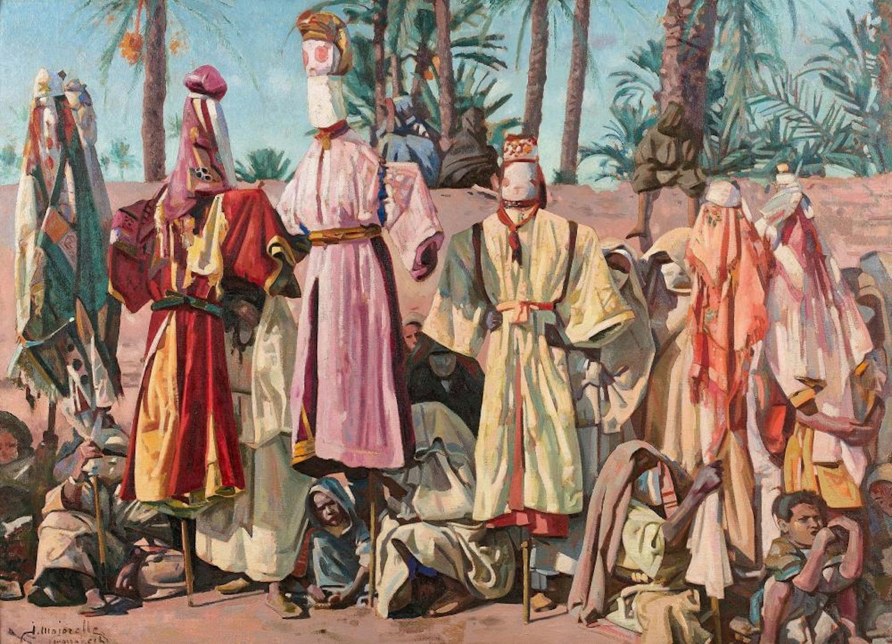 Les Allamattes  by Jacques Majorelle