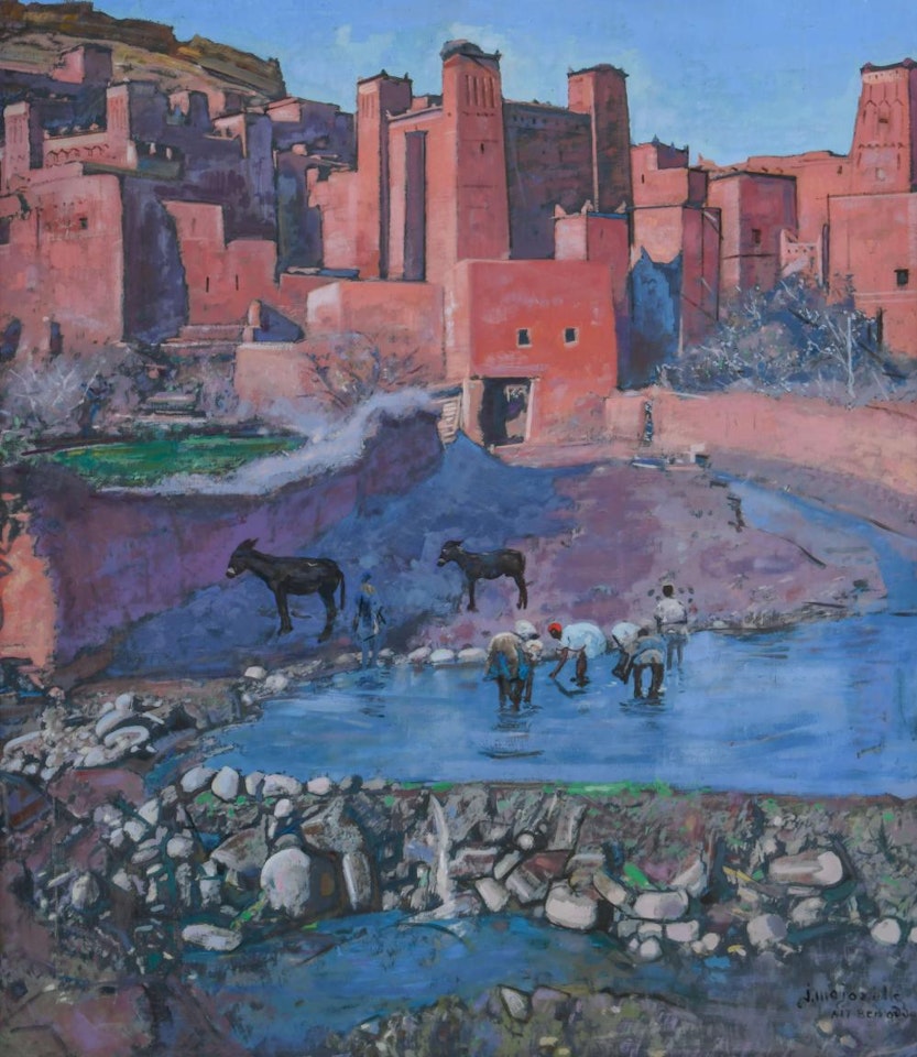 La Seguia, Aït ben Addou, vallée du Mellah by Jacques Majorelle