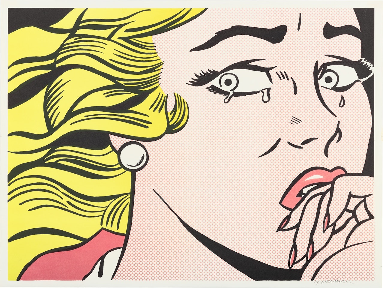 Crying Girl (C. II.1) by Roy Lichtenstein