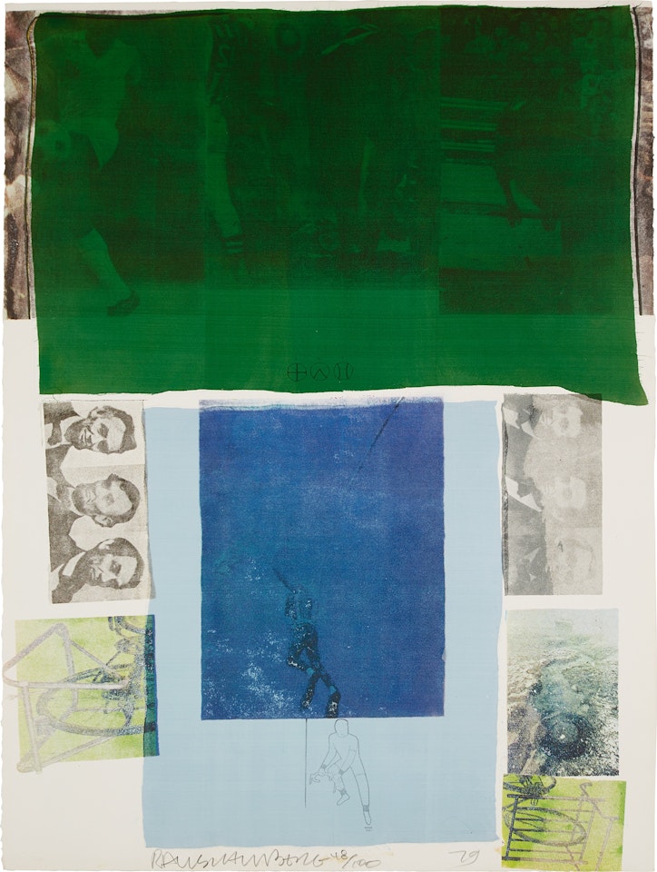Shoot from the Main Stem, from The Suite of Nine Prints (S. .25) by Robert Rauschenberg