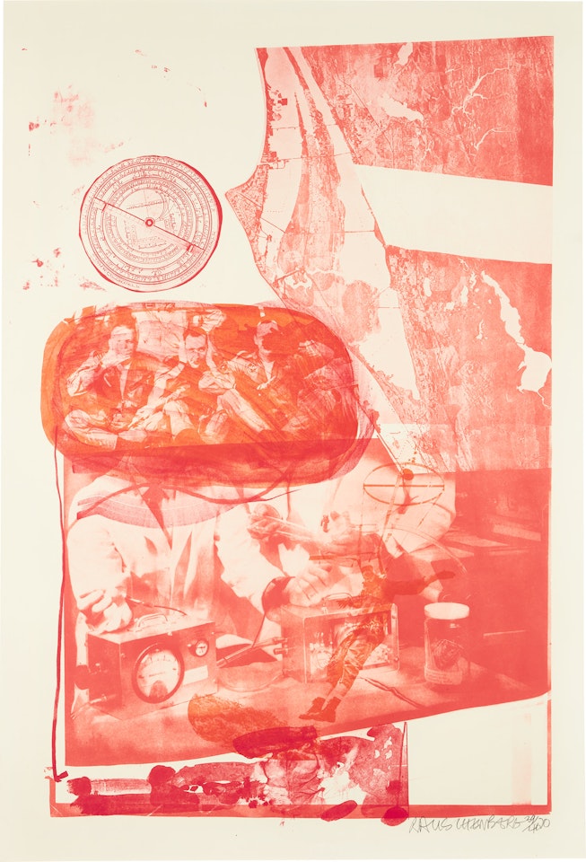 Ape, from Stoned Moon (G. 202, F. 98) by Robert Rauschenberg
