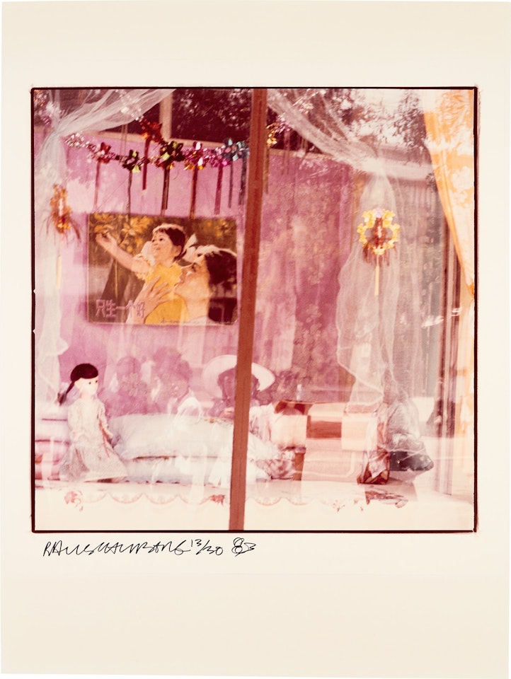 Pink Window, from Studies for Chinese Summerhall by Robert Rauschenberg