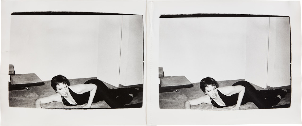 Liza Minnelli at Halston's House, from Photographs by Andy Warhol