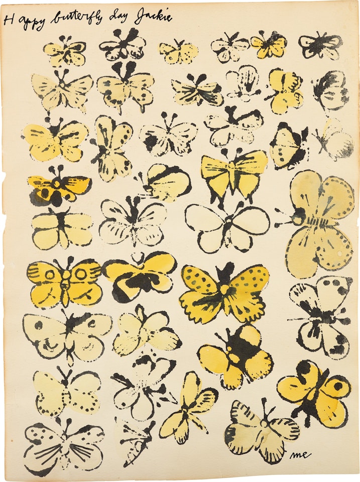 Happy Butterfly Day by Andy Warhol