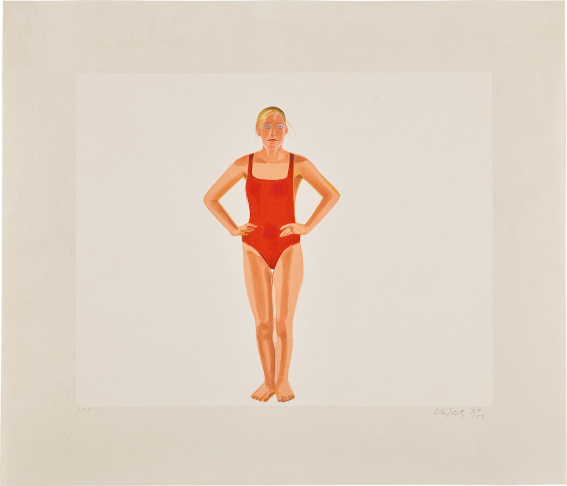 Swimmer (S. 235) by Alex Katz