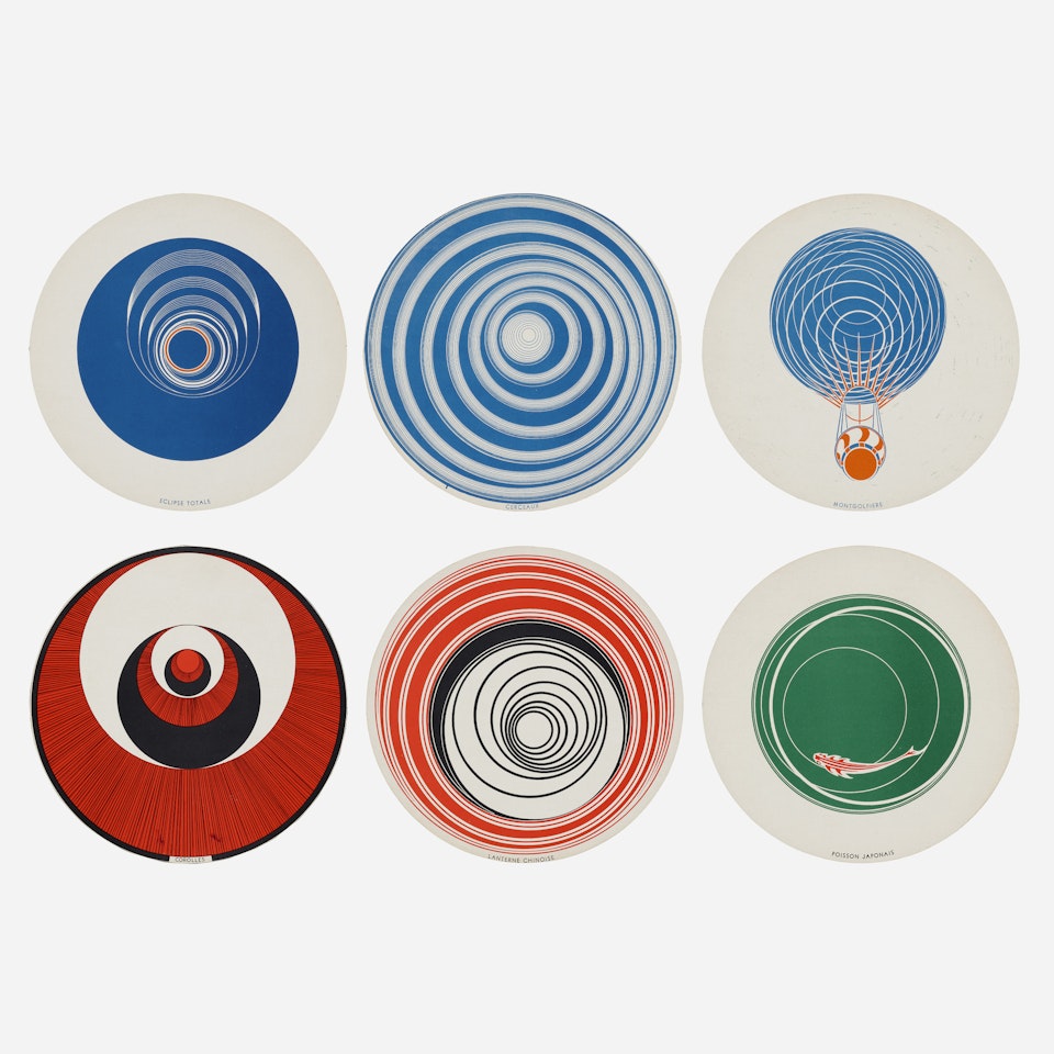 Rotoreliefs (Optical Discs) by Marcel Duchamp