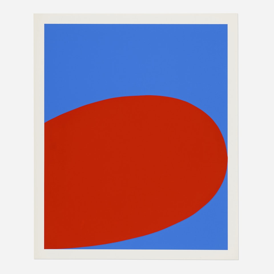 Red Blue (from the Ten Works x Ten Painters portfolio) by Ellsworth Kelly