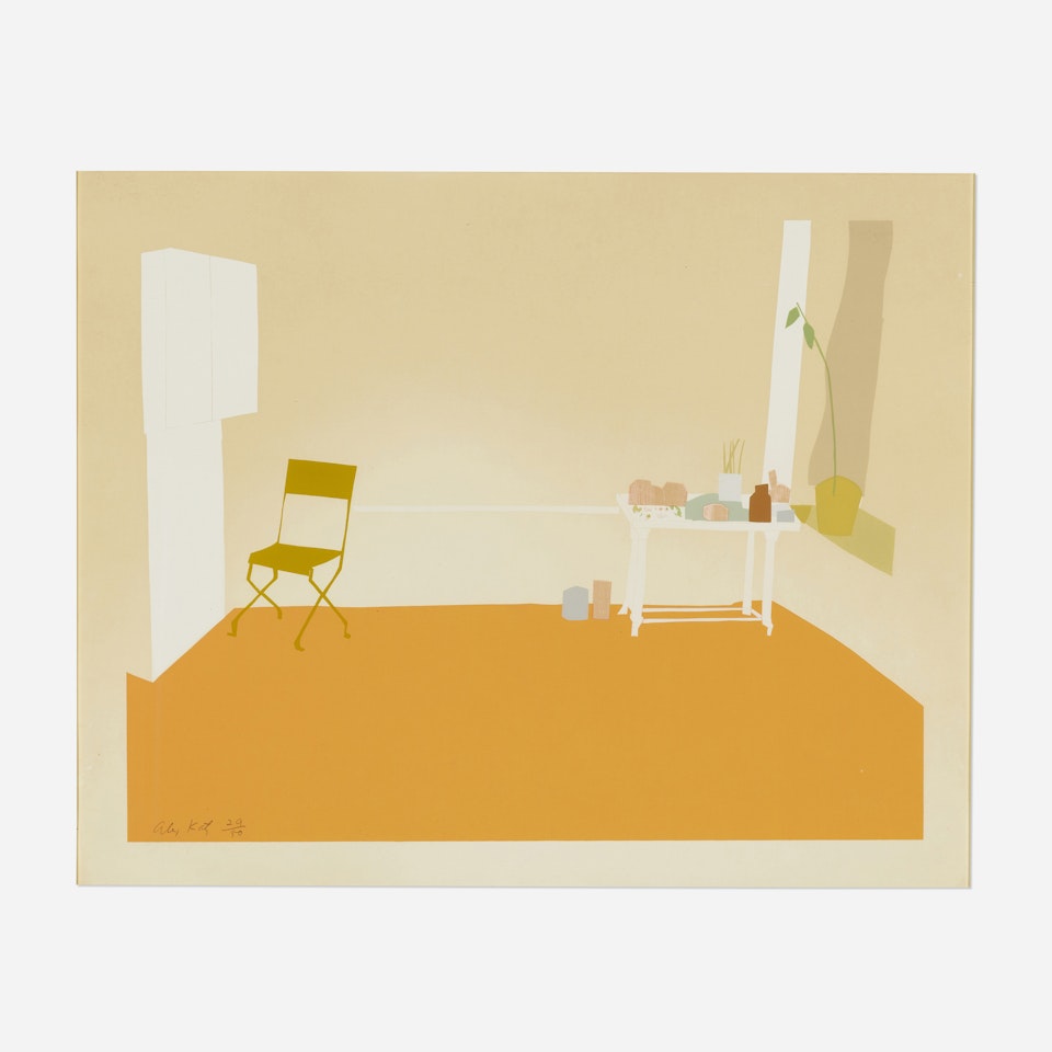 Orange Interior by Alex Katz