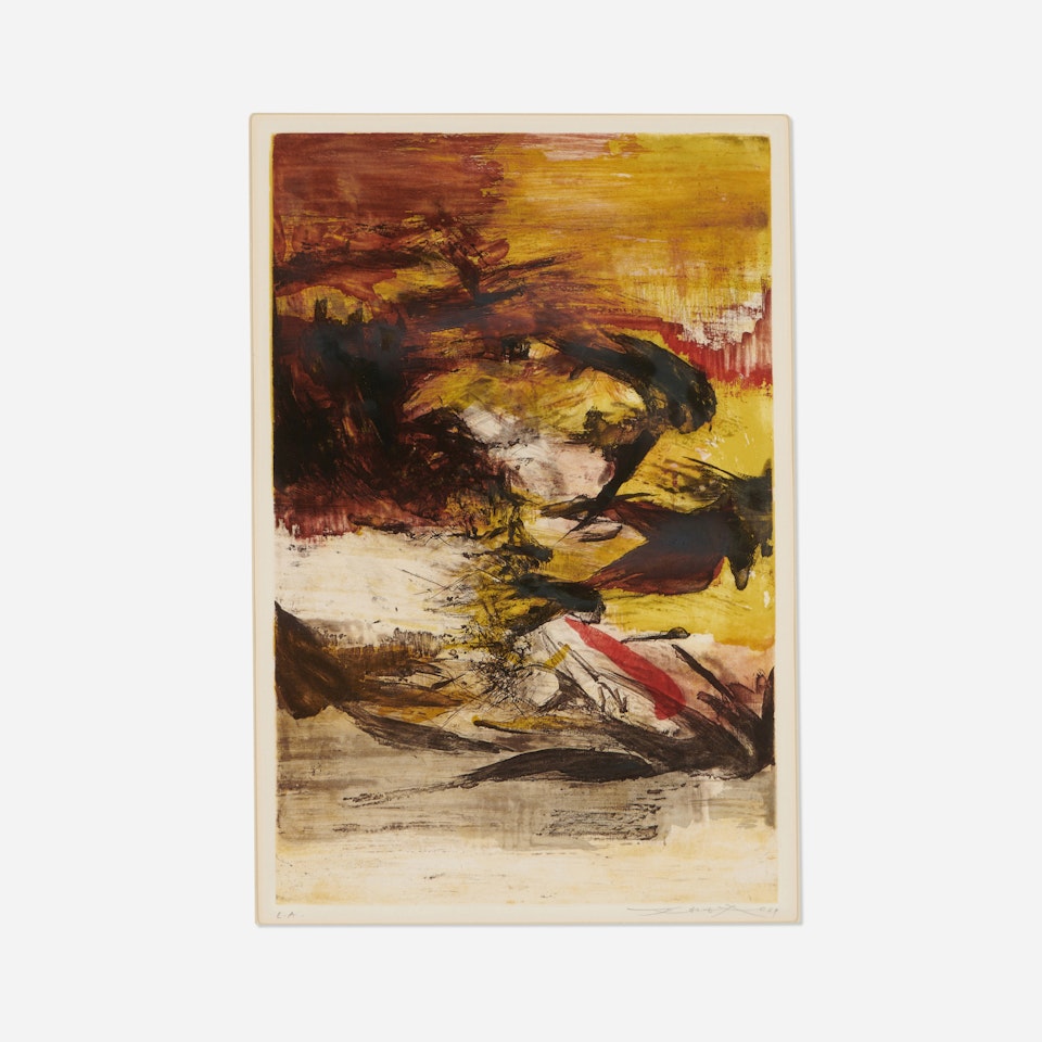Composition Jaune by Zao Wou-Ki