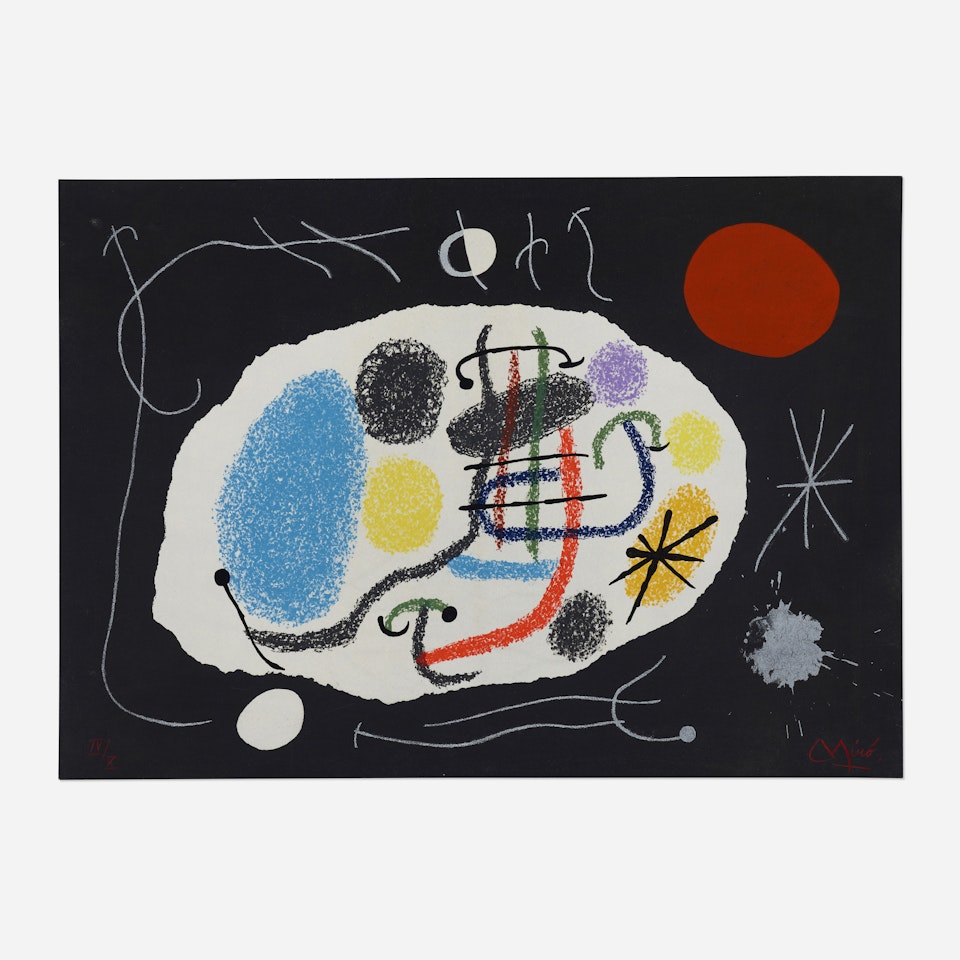 Untitled (from Le Lézard aux Plumes d'Or series) by Joan Miró