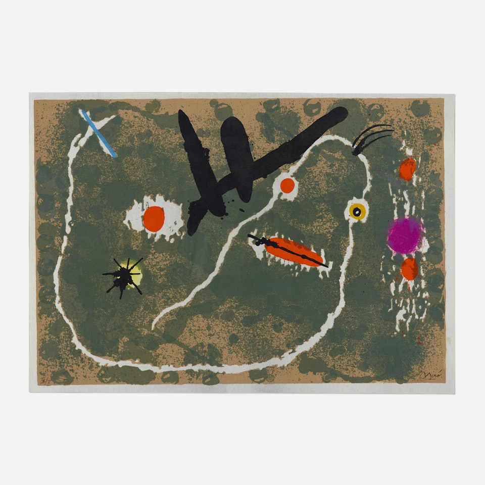 Untitled (from Le Lézard aux Plumes d'Or series) by Joan Miró