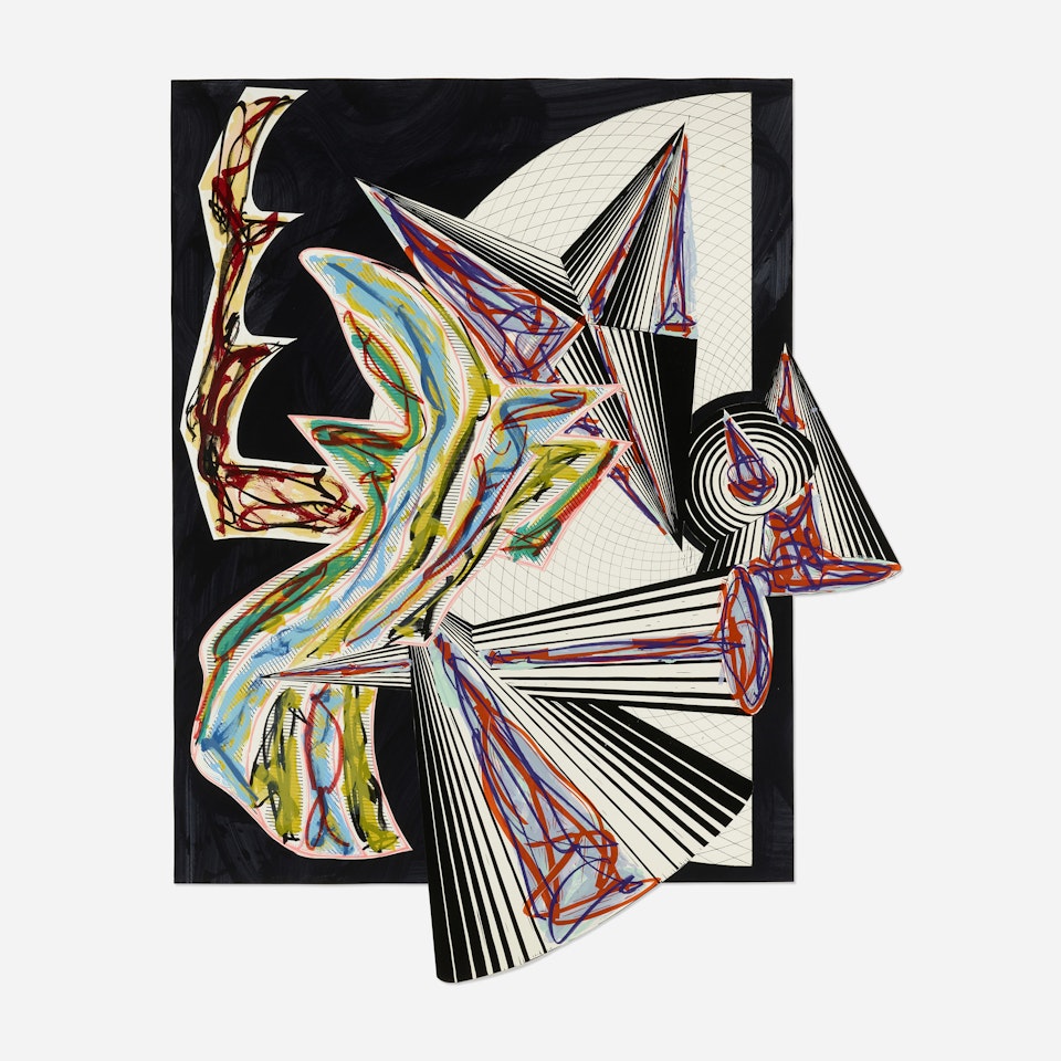 Then Came Death and Took the Butcher (from the Illustrations After El Lissitzsky's Had Gadya series) by Frank Stella