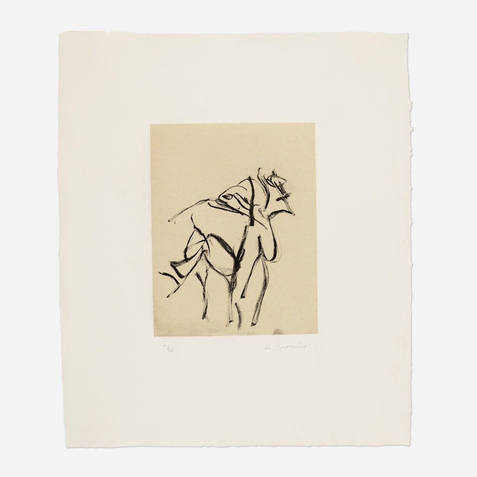 Untitled (from the Seventeen Lithographs for Frank O'Hara portfolio) by Willem de Kooning
