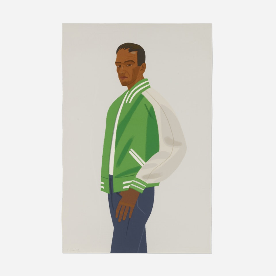 Self-Portrait with Green Jacket by Alex Katz