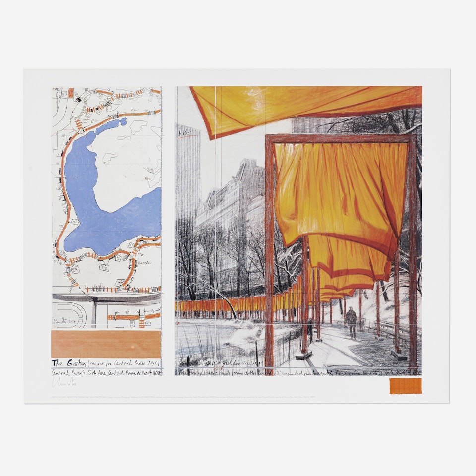 The Gates XXIII, Project for Central Park, New York City by Christo