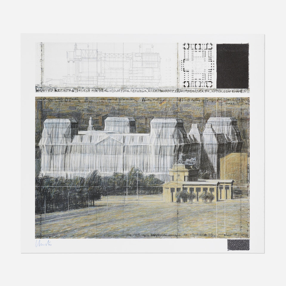 Wrapped Reichstag VI by Christo