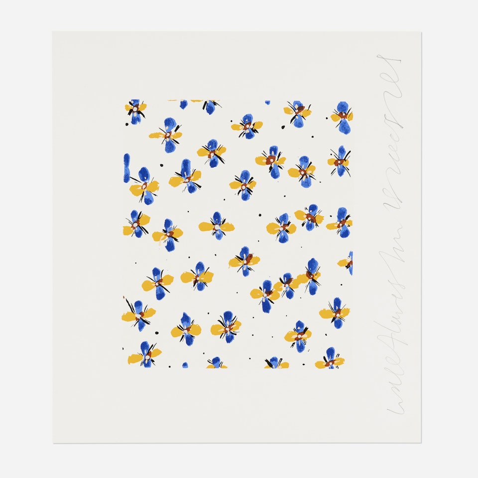 Wallflower 23 by Donald Sultan