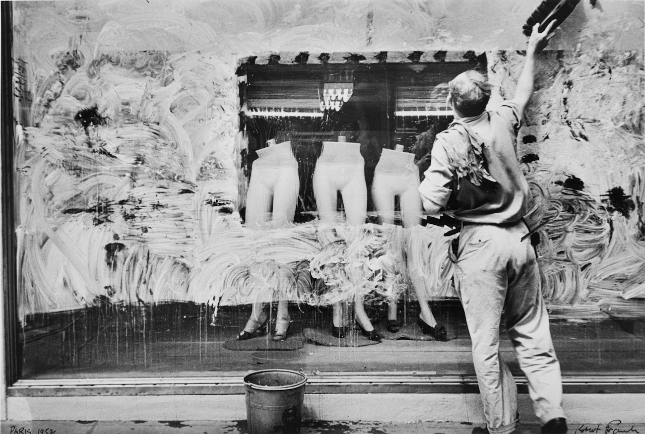 "Paris" (Window Cleaner) by Robert Frank
