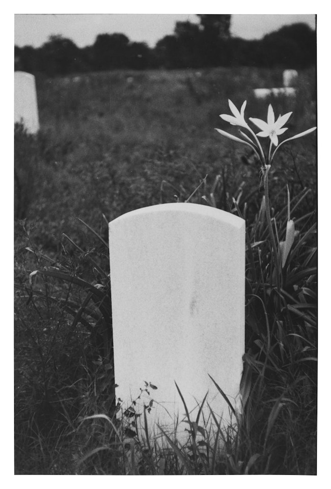 Gravestone by Robert Frank