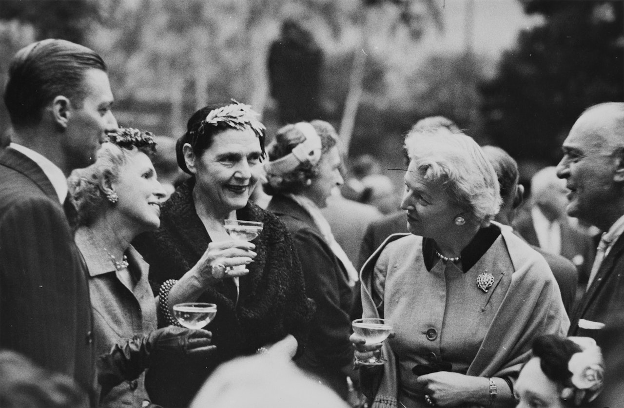 "Museum of Modern Art Party" (Cocktail Party-New York City) by Robert Frank