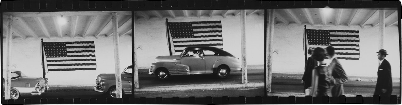 "Ferryboat to Washington D. C." (Ferry-Potomac River, Maryland) by Robert Frank