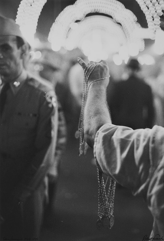 "San Gennaro" (Medals, New York) by Robert Frank