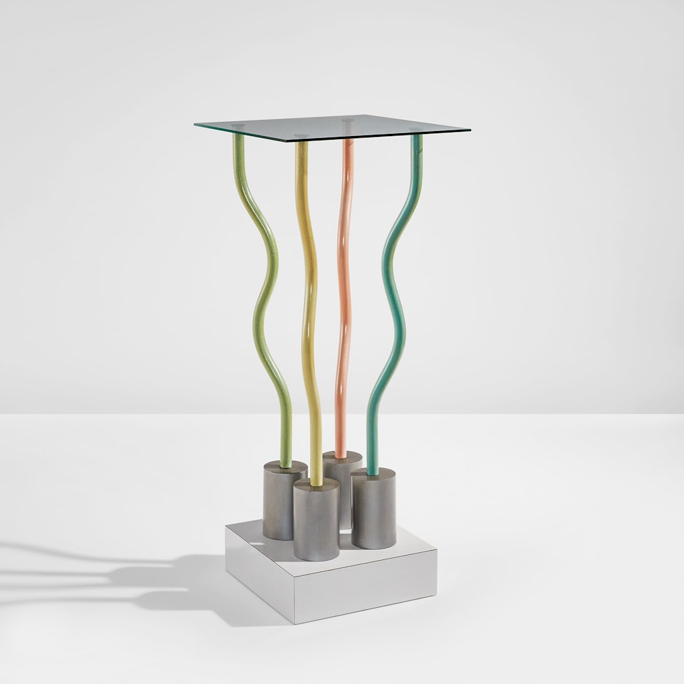"Le Strutture Tremano" table by Ettore Sottsass