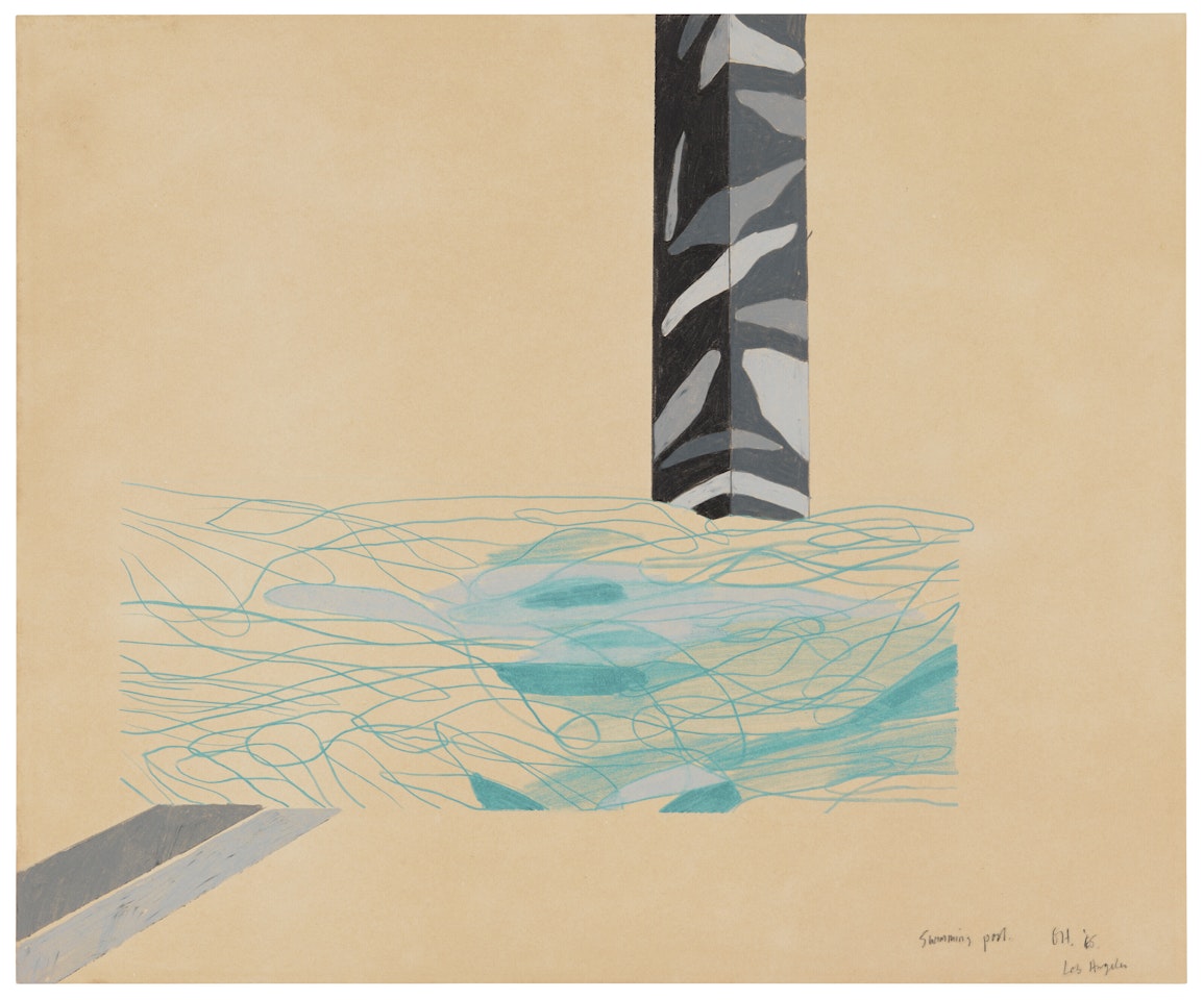 Swimming Pool, Los Angeles by David Hockney