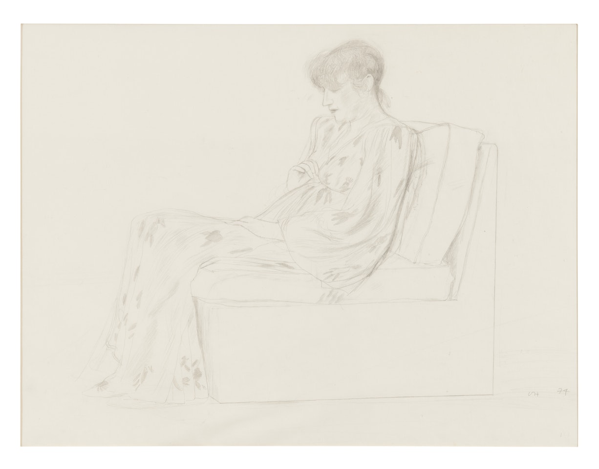Celia Seated by David Hockney
