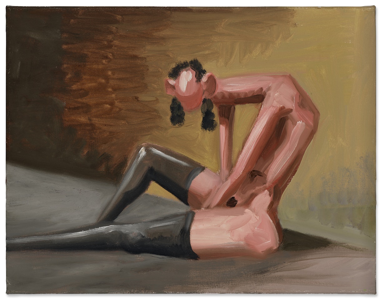 Seated Nude by George Condo