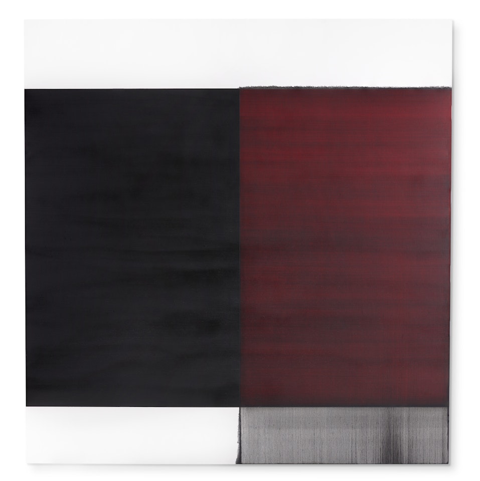 Exposed Painting, Cadmium Red Deep by Callum Innes