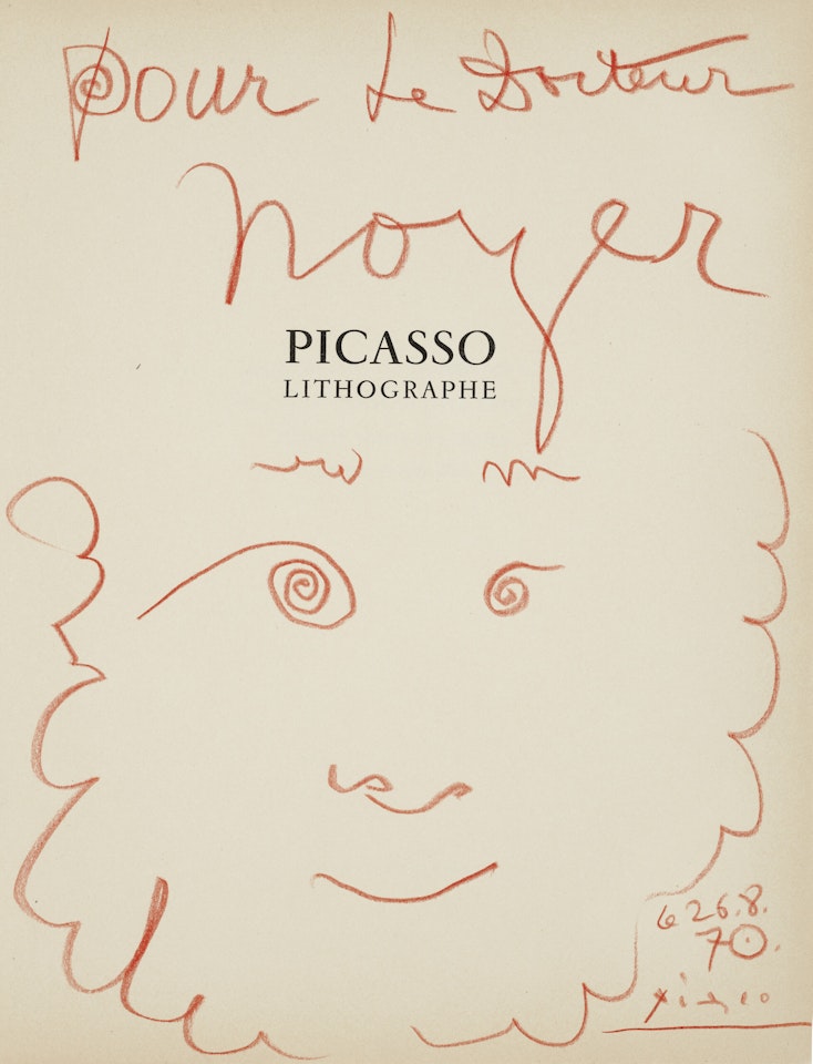 Visage (Pour le Docteur Noyer) by Pablo Picasso