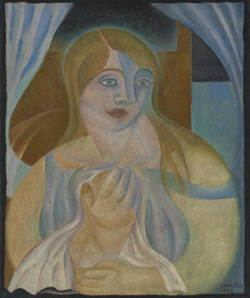Portrait de jeune fille by Juan Gris